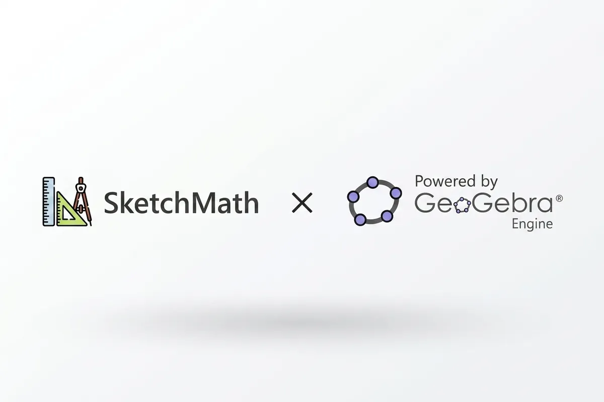 SketchMath x GeoGebra collaboration